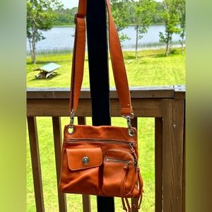 Orange Roots Village Bag